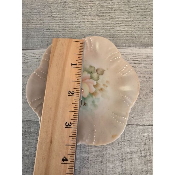 Hand-Painted Norma Albury Floral Porcelain Dish - Picture 5 of 5